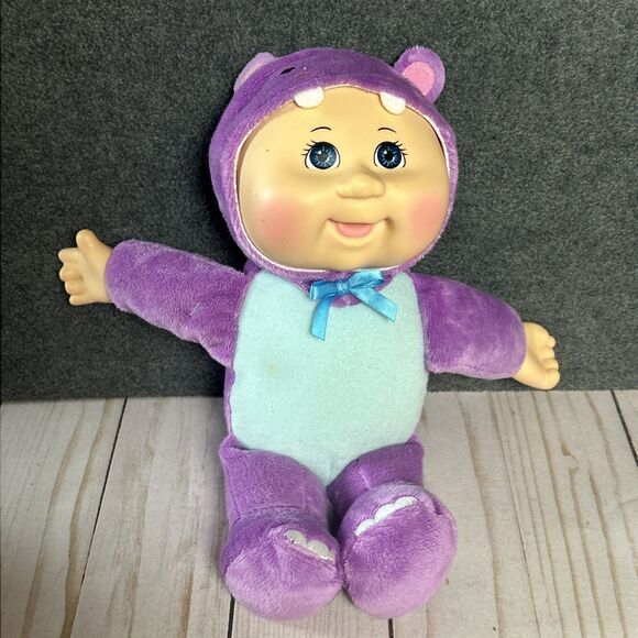 Cabbage Patch Kids 9" Cuties Exotic Friends - Shark Hippo Flamingo Baby Doll - Picture 8 of 11